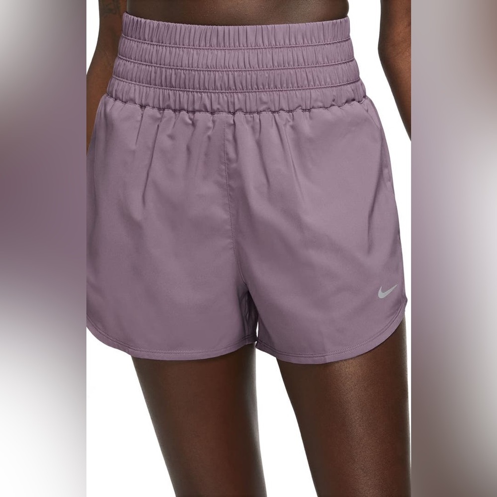 Nike Purple Dri-FIT Ultrahigh Waist 3-Inch Brief
Lined Shorts